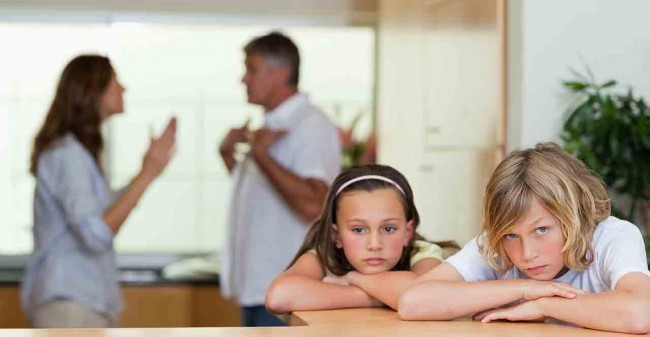 Kinderen en  echtscheiding