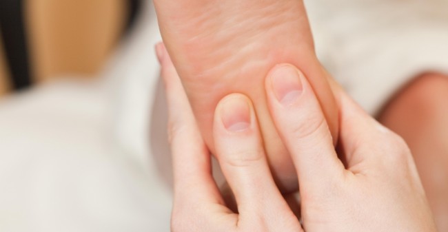 Voetreflextherapie bij vermoeidheid en stress