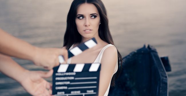Net als in de film…