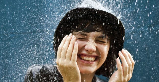 Voel jij de regen, of word je alleen nat?