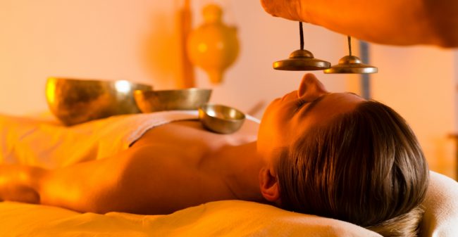 Klank en massage als ondersteuning