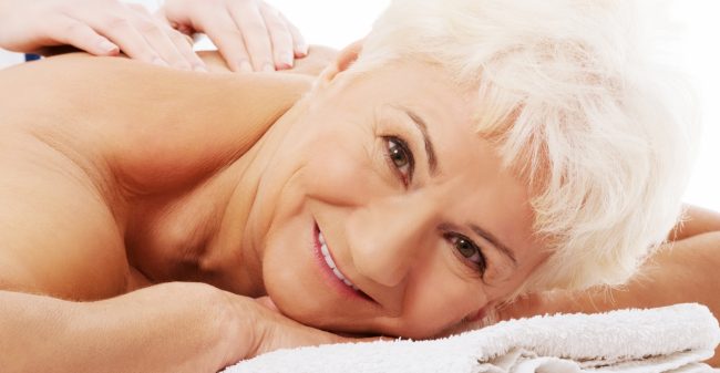 Massage ondersteunt en ontspant