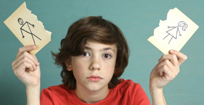 Kinderen scheiden mee