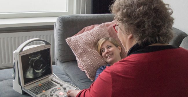 De verloskundige aan huis