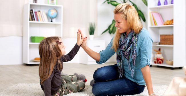 Een nanny geeft rust