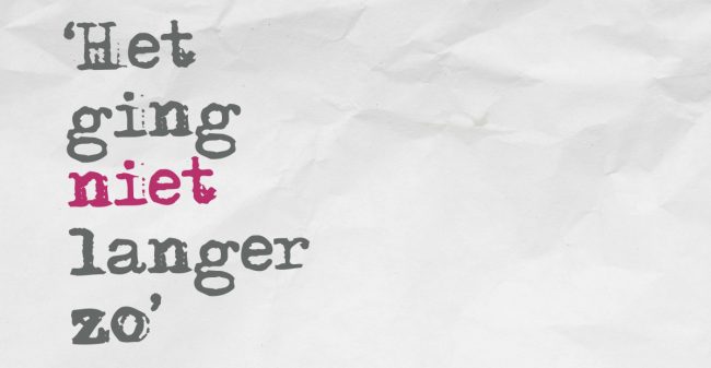 ‘Het ging niet langer zo’