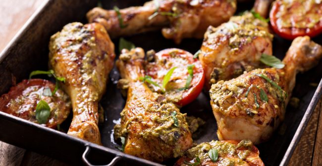 Kip Panzanella met croutons