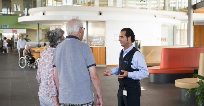 Gastvrije ontvangst in de Opnamelounge