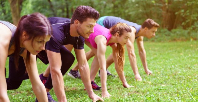 De natuur als fitnessruimte