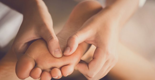 Ontspanning begint bij de voeten