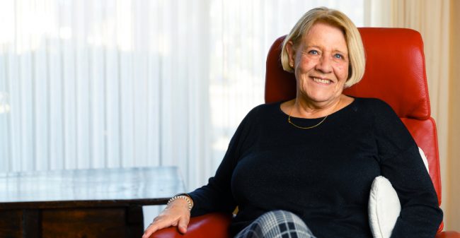 ‘Zwemmen hielp me de ziekte beter te doorstaan’