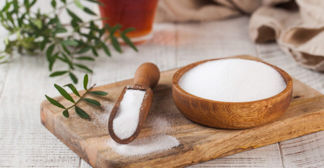 Bakken met erythritol